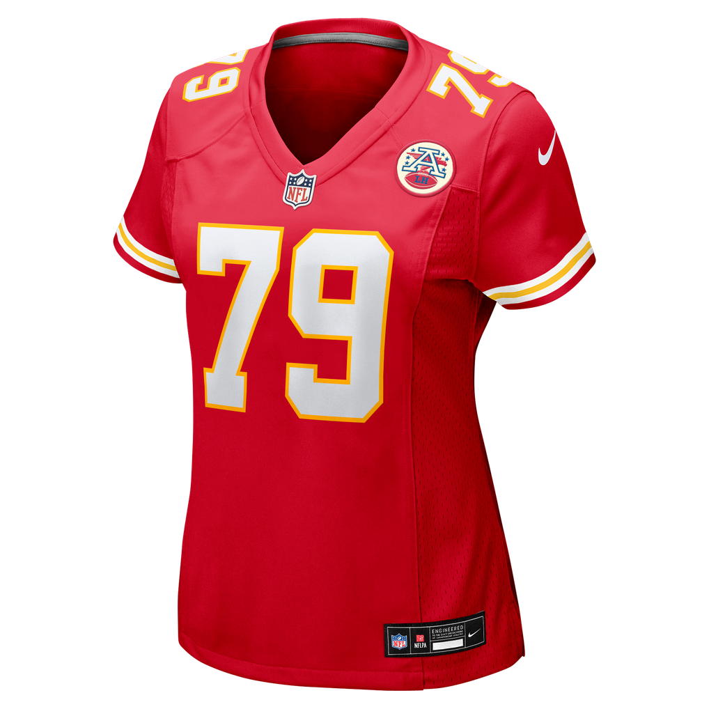 Women's Kansas City Chiefs Esa Pole Nike  Red Team Game Jersey - Image 3
