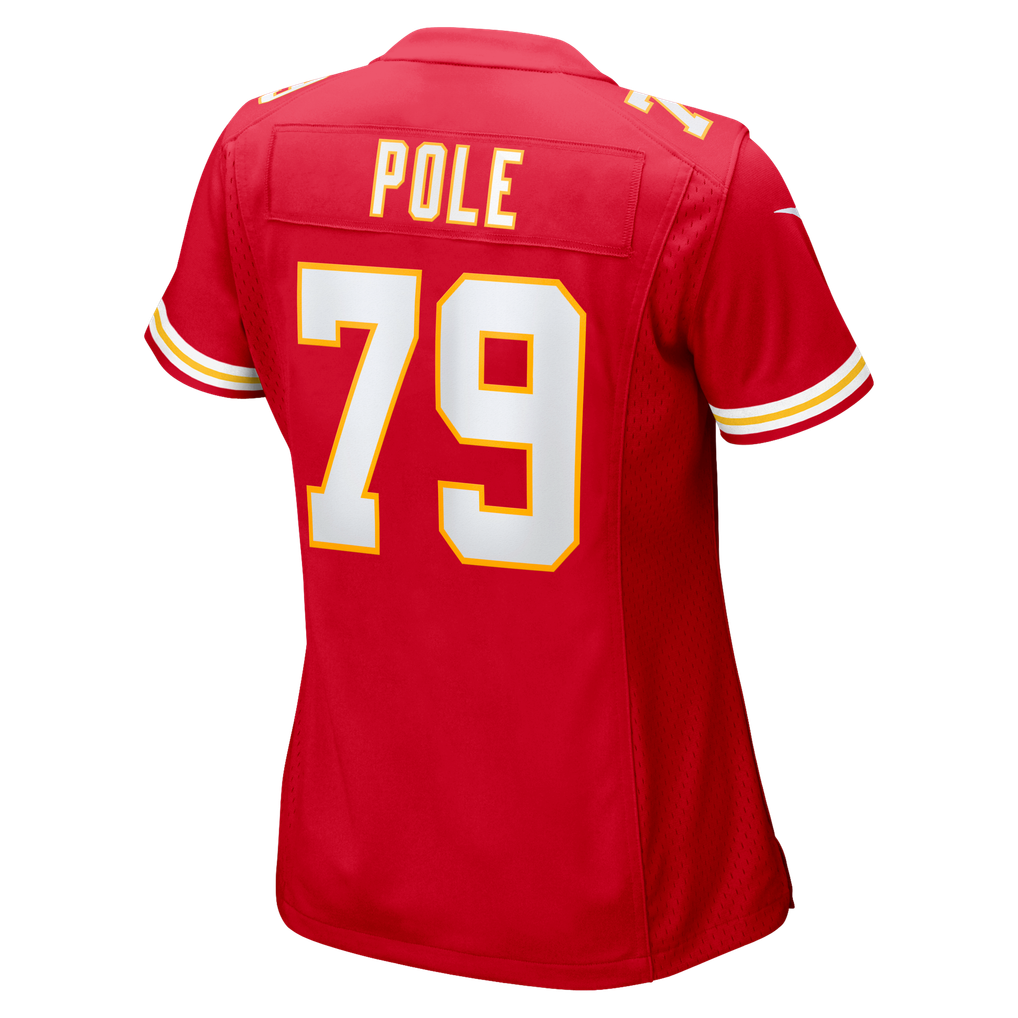 Women's Kansas City Chiefs Esa Pole Nike  Red Team Game Jersey - Image 4