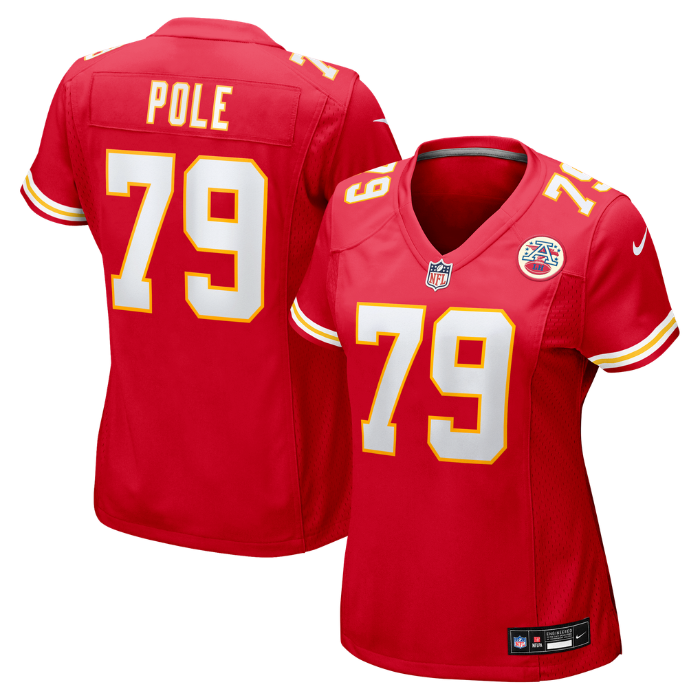 Women's Kansas City Chiefs Esa Pole Nike  Red Team Game Jersey - Image 1