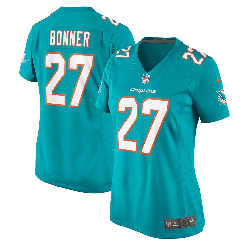 Women's Miami Dolphins Ethan Bonner Nike  Aqua  Game Jersey - Image 2
