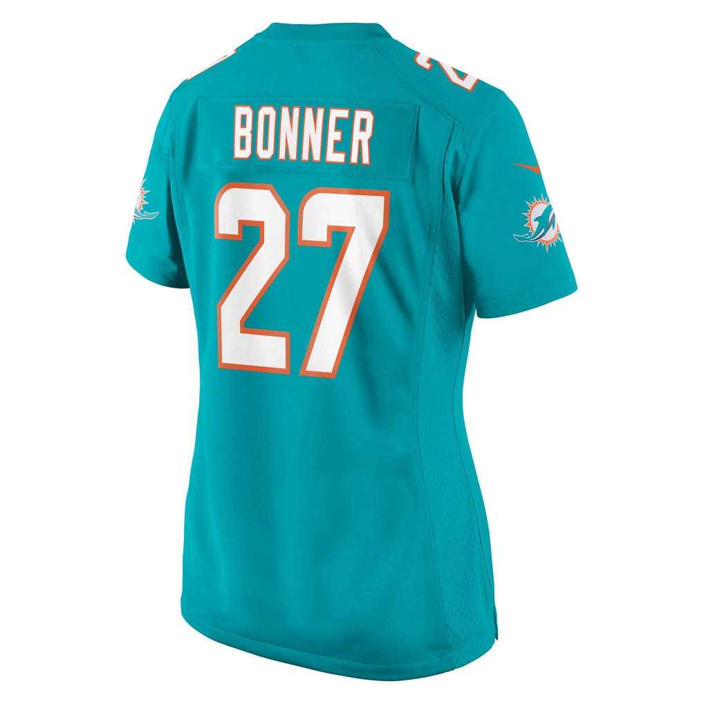 Women's Miami Dolphins Ethan Bonner Nike  Aqua  Game Jersey - Image 4