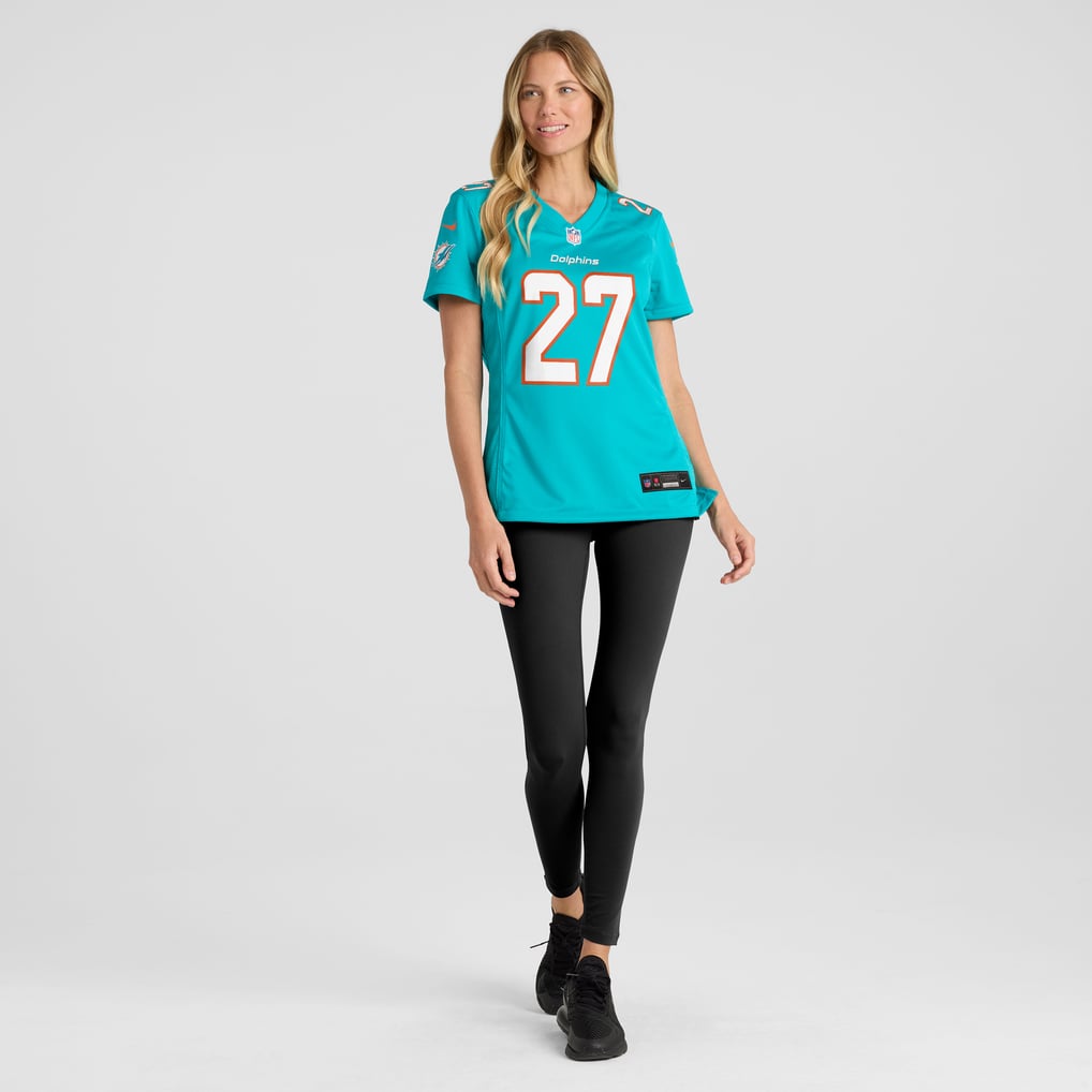 Women's Miami Dolphins Ethan Bonner Nike  Aqua  Game Jersey - Image 5