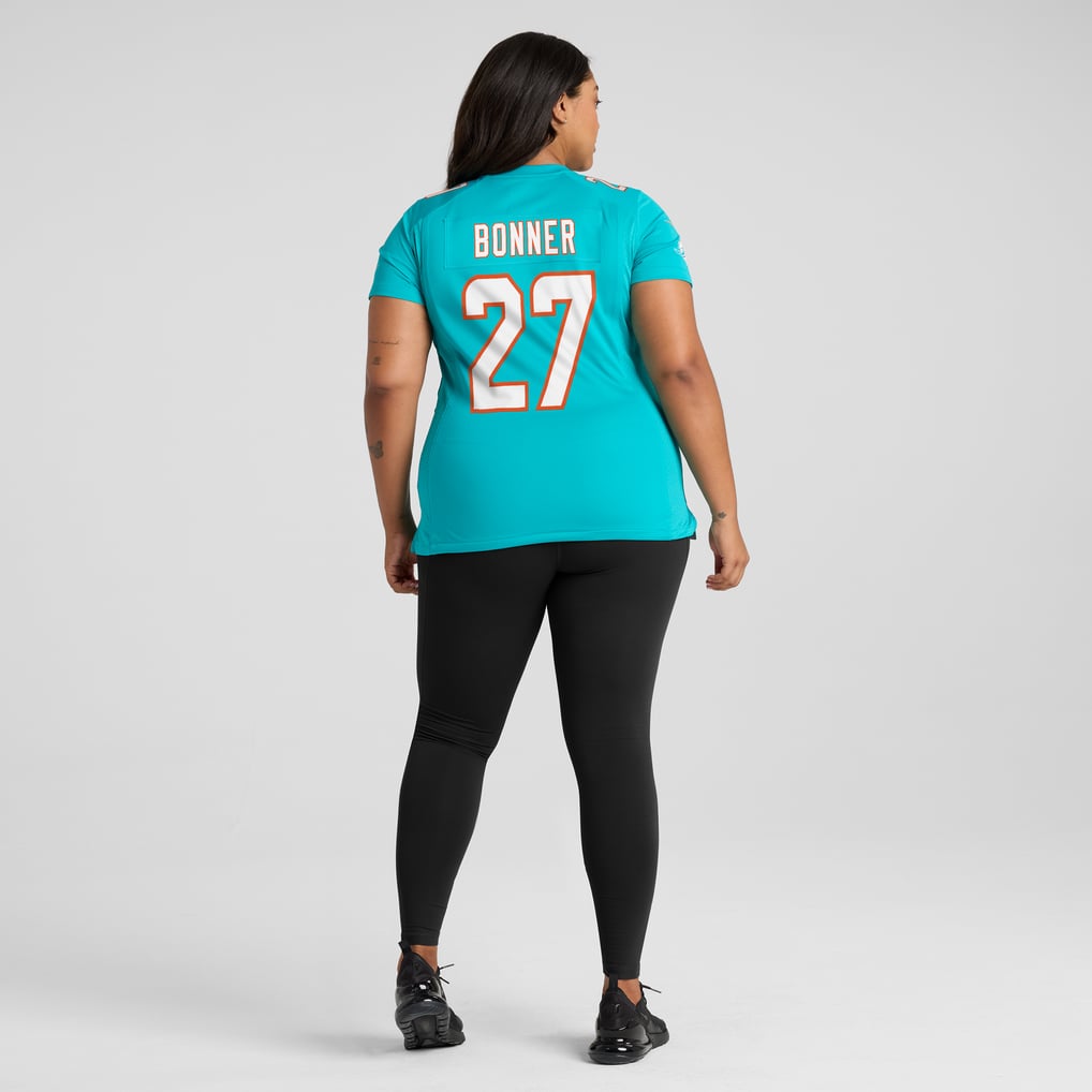 Women's Miami Dolphins Ethan Bonner Nike  Aqua  Game Jersey - Image 8