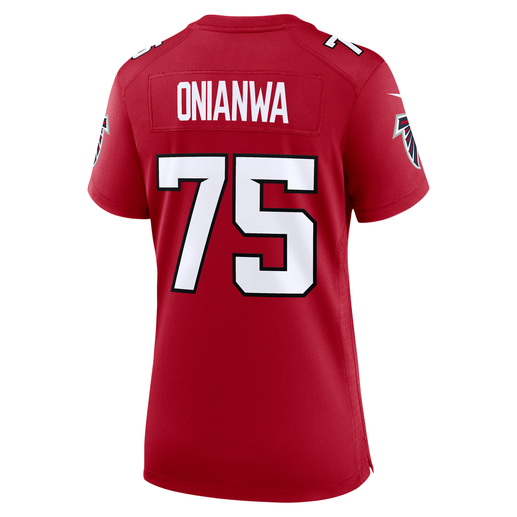 Women's Atlanta Falcons Ethan Onianwa Nike Red Team Game Jersey