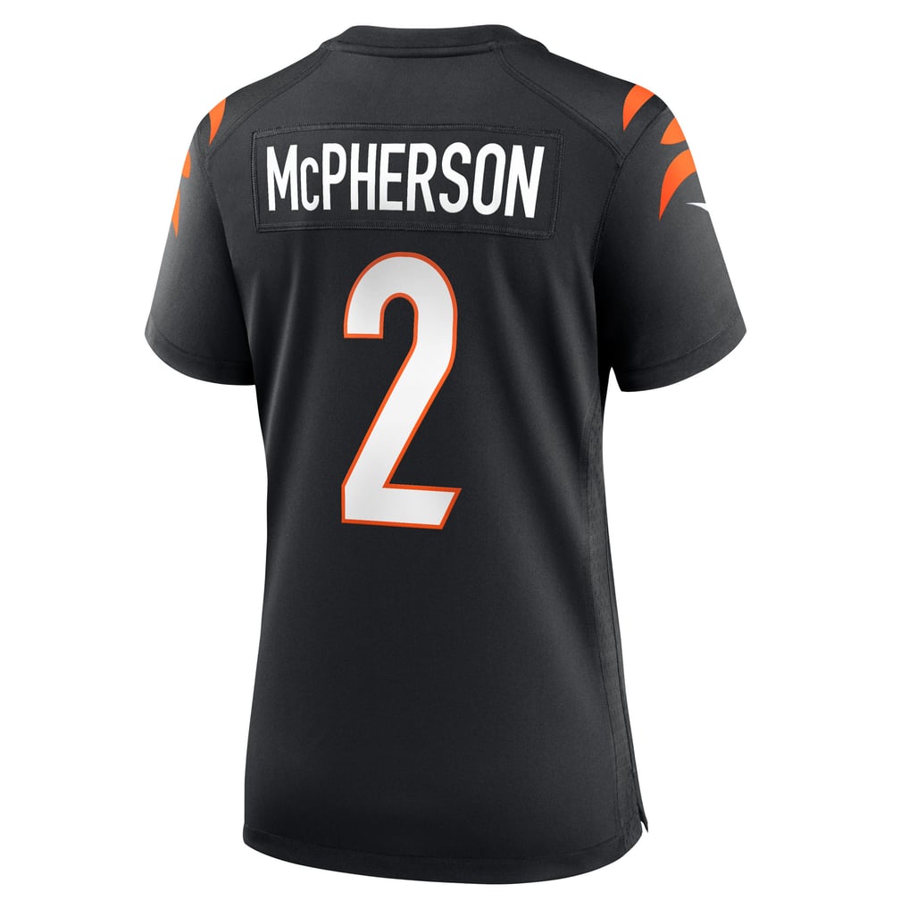 Women's Cincinnati Bengals Evan McPherson Nike Black Game Jersey - Image 4