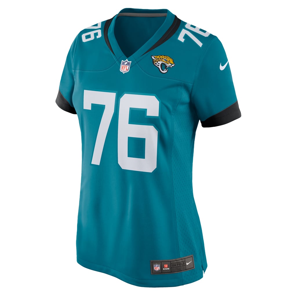 Women's Jacksonville Jaguars Ezra Cleveland Nike  Teal  Game Jersey - Image 3