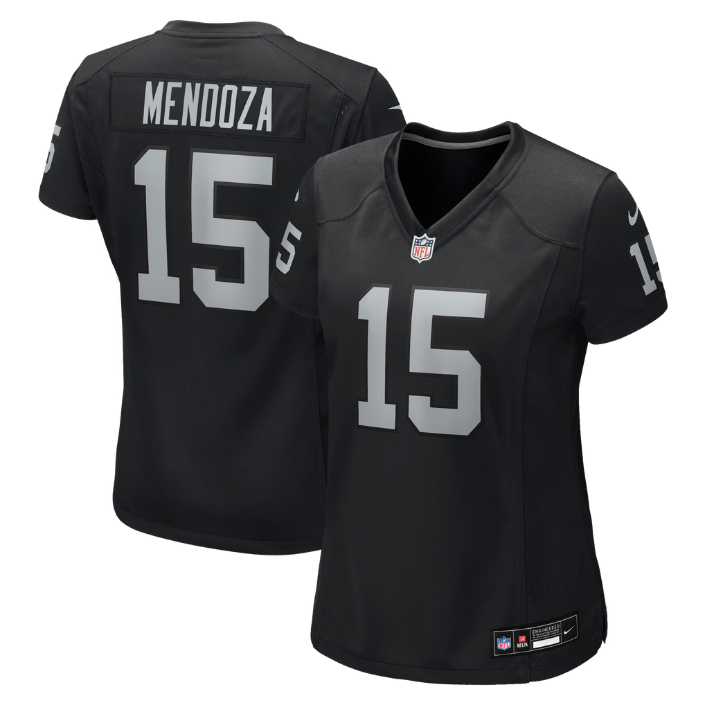 Women's Las Vegas Raiders Fernando Mendoza Nike Black Team Game Player Jersey - Image 2