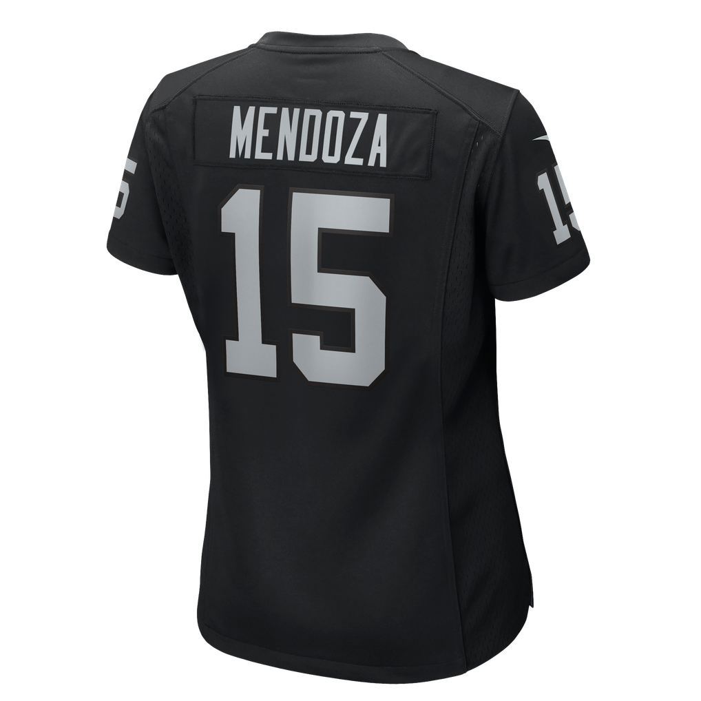 Women's Las Vegas Raiders Fernando Mendoza Nike Black Team Game Player Jersey - Image 4