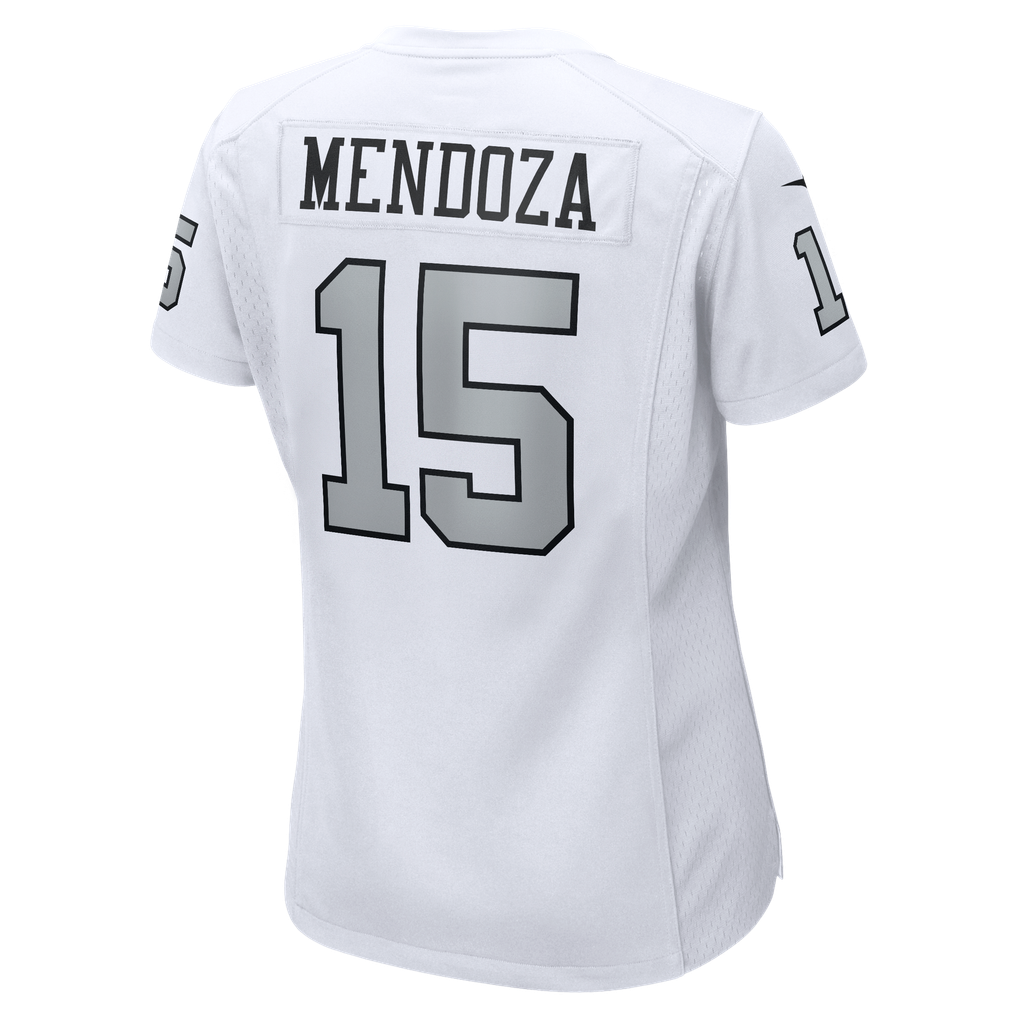 Women's Las Vegas Raiders Fernando Mendoza Nike White Alternate Game Jersey - Image 4
