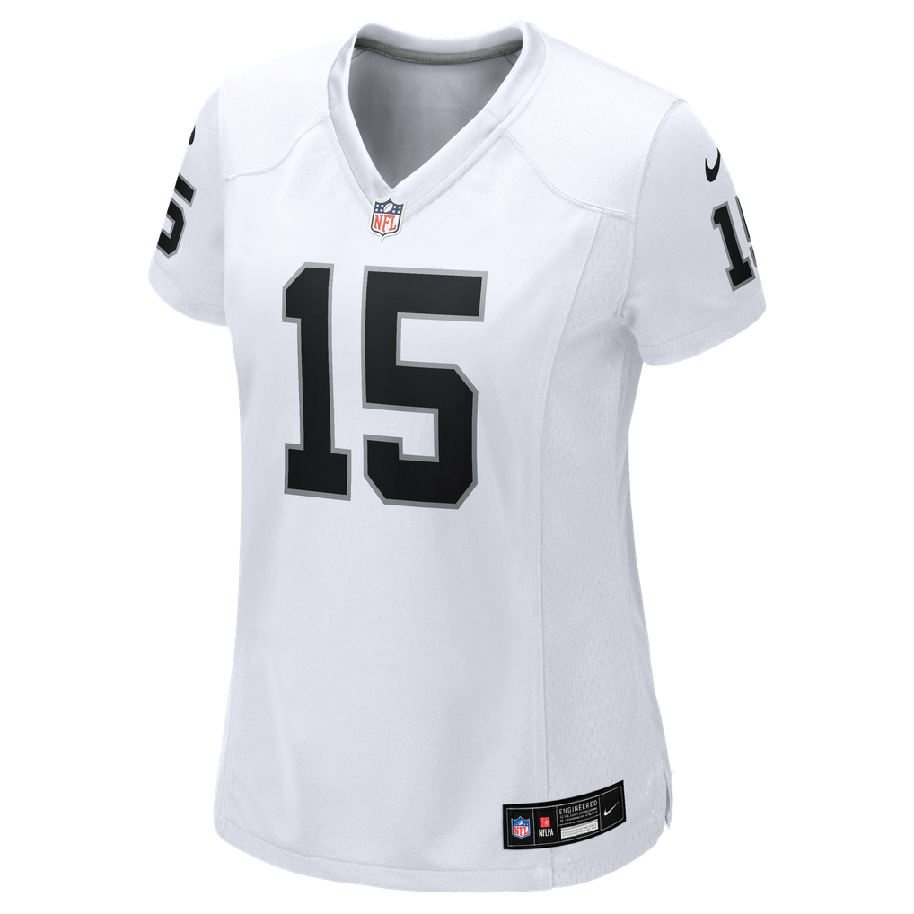 Women's Las Vegas Raiders Fernando Mendoza Nike White Game Player Jersey - Image 3