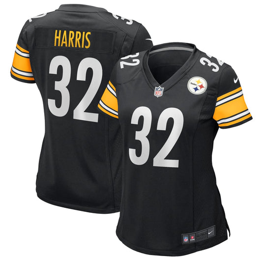 Women's Pittsburgh Steelers Franco Harris Nike Black Game Retired Player Jersey - Image 1