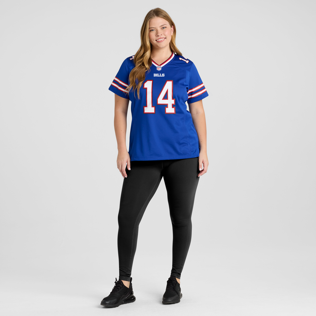 Women's Buffalo Bills Frank Reich Nike Royal Game Retired Player Jersey - Image 7