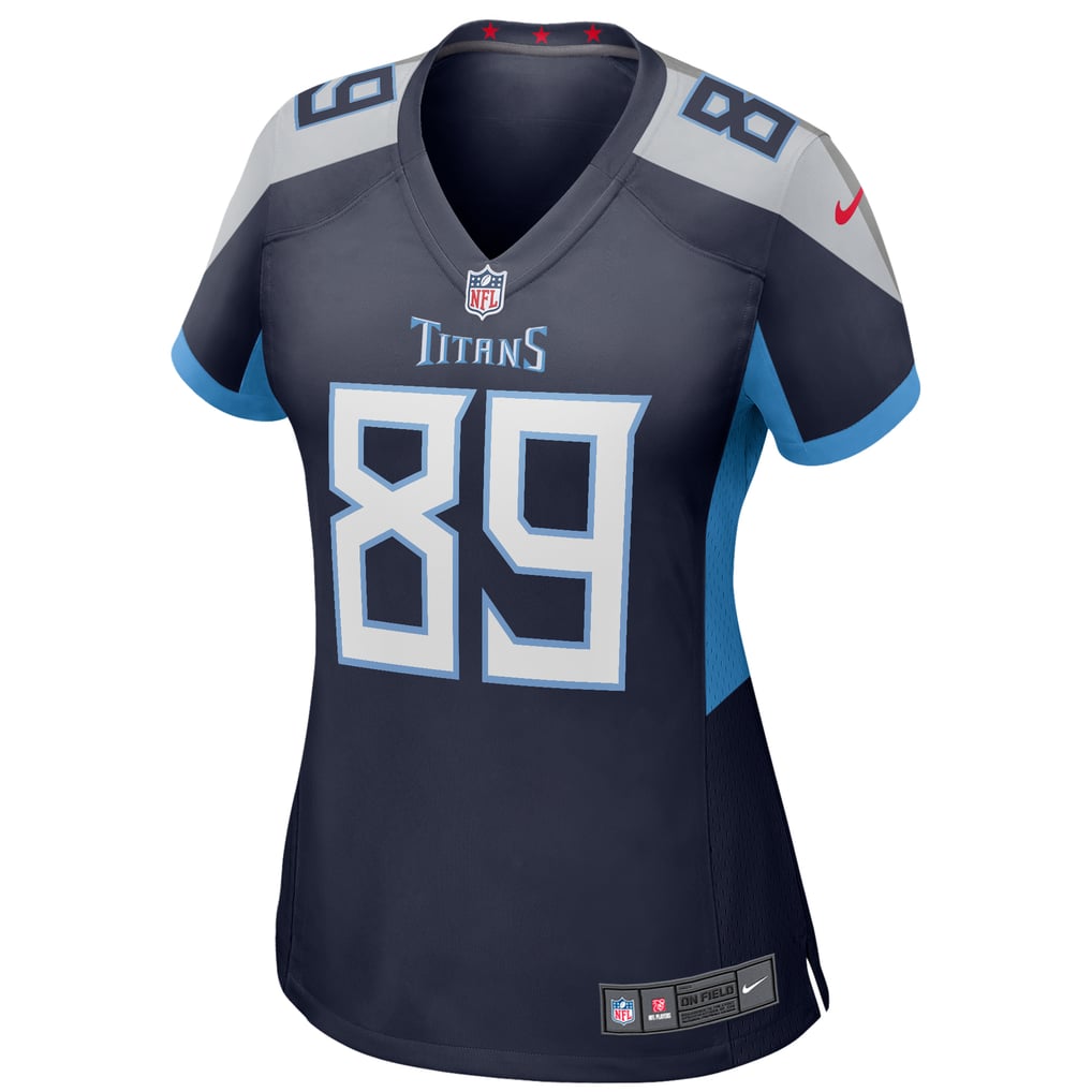 Women's Tennessee Titans Frank Wycheck Nike Navy Game Retired Player Jersey - Image 3