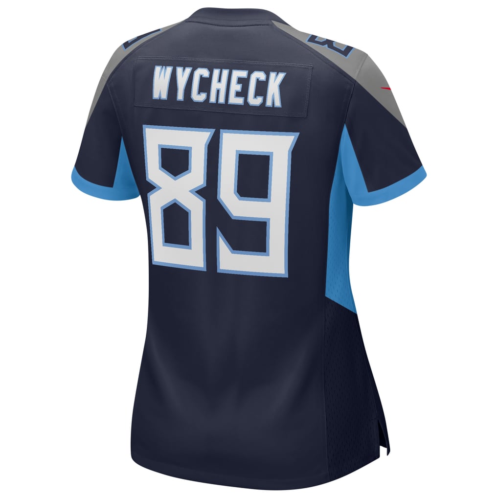 Women's Tennessee Titans Frank Wycheck Nike Navy Game Retired Player Jersey - Image 4