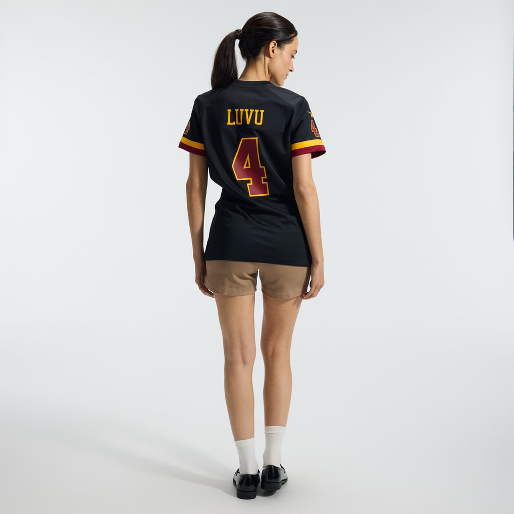 Women's Washington Commanders Frankie Luvu Nike Black Hail Raiser Alternate Game Jersey - Image 6