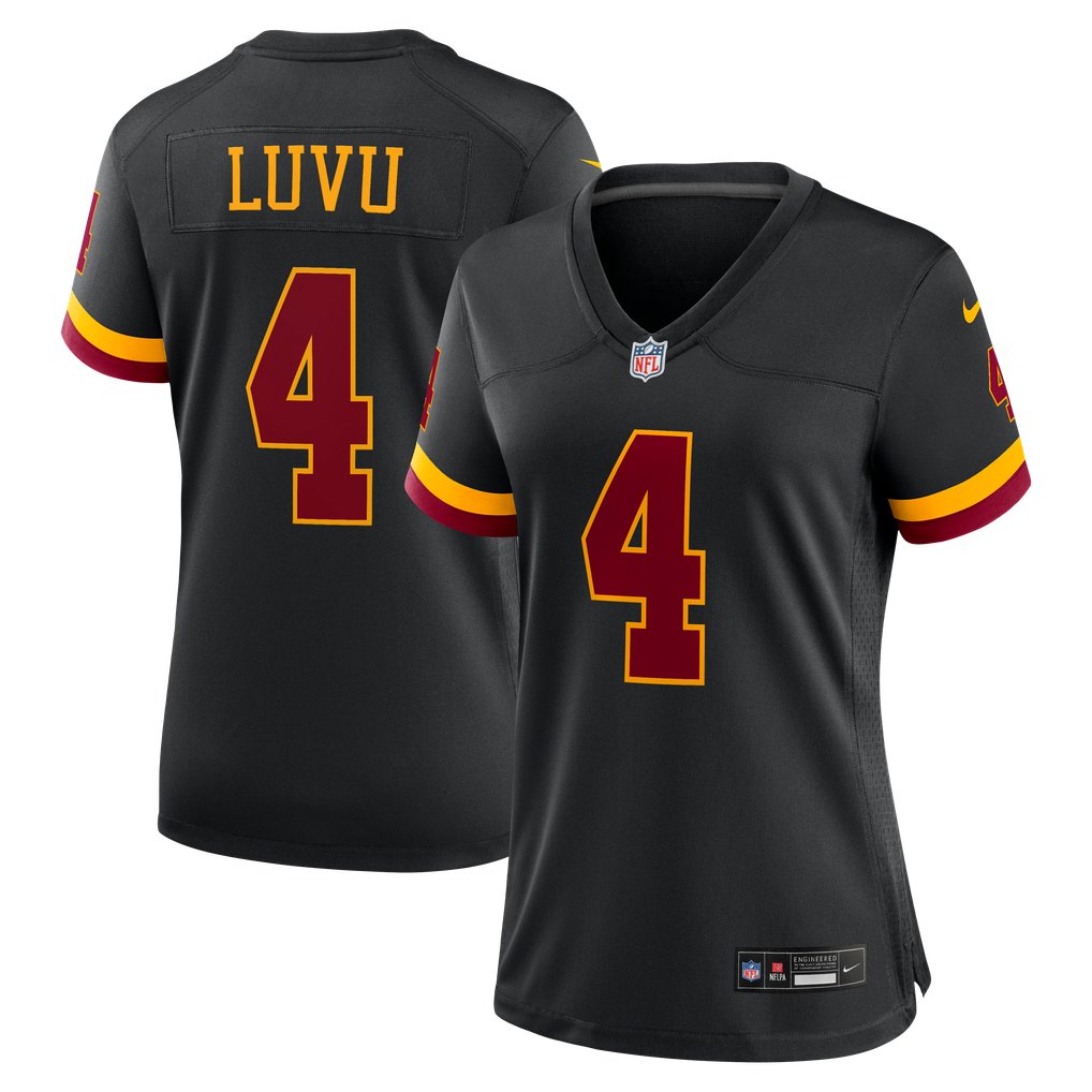 Women's Washington Commanders Frankie Luvu Nike Black Hail Raiser Alternate Game Jersey - Image 1
