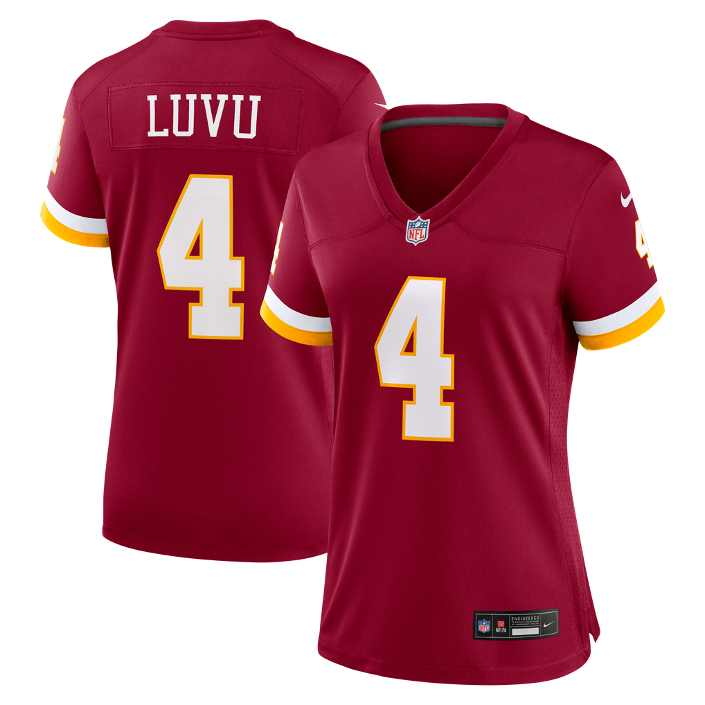 Women's Washington Commanders Frankie Luvu Nike Burgundy Game Jersey - Image 2