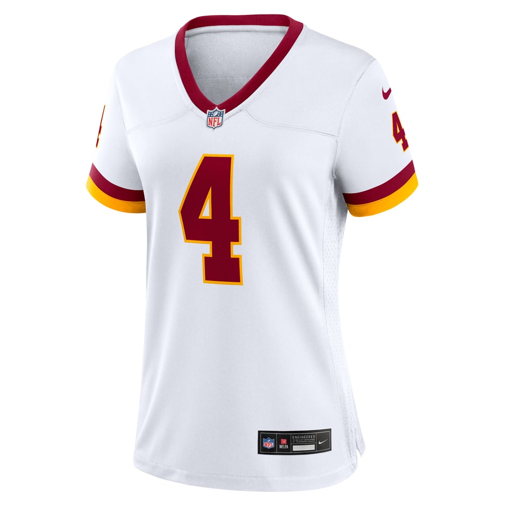 Women's Washington Commanders Frankie Luvu Nike White Game Super Bowl Era Jersey - Image 3