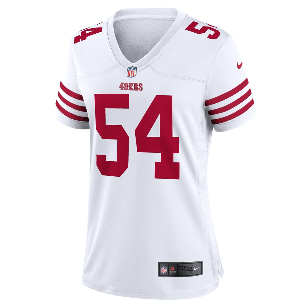 Women's San Francisco 49ers Fred Warner Nike White Game Jersey - Image 3