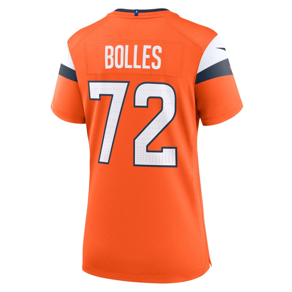 Women's Denver Broncos Garett Bolles Nike  Orange Team Game Jersey - Image 4