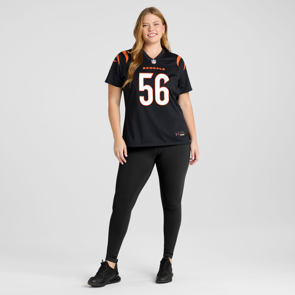 Women's Cincinnati Bengals Garmon Randolph Nike Black Team Game Jersey - Image 5