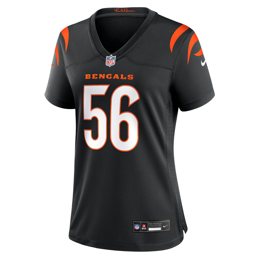 Women's Cincinnati Bengals Garmon Randolph Nike Black Team Game Jersey - Image 7
