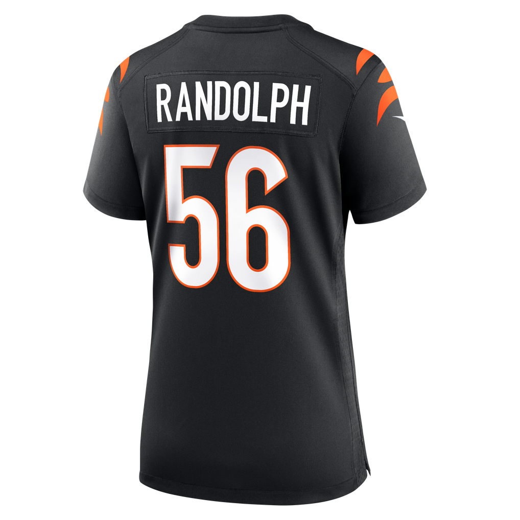 Women's Cincinnati Bengals Garmon Randolph Nike Black Team Game Jersey - Image 8