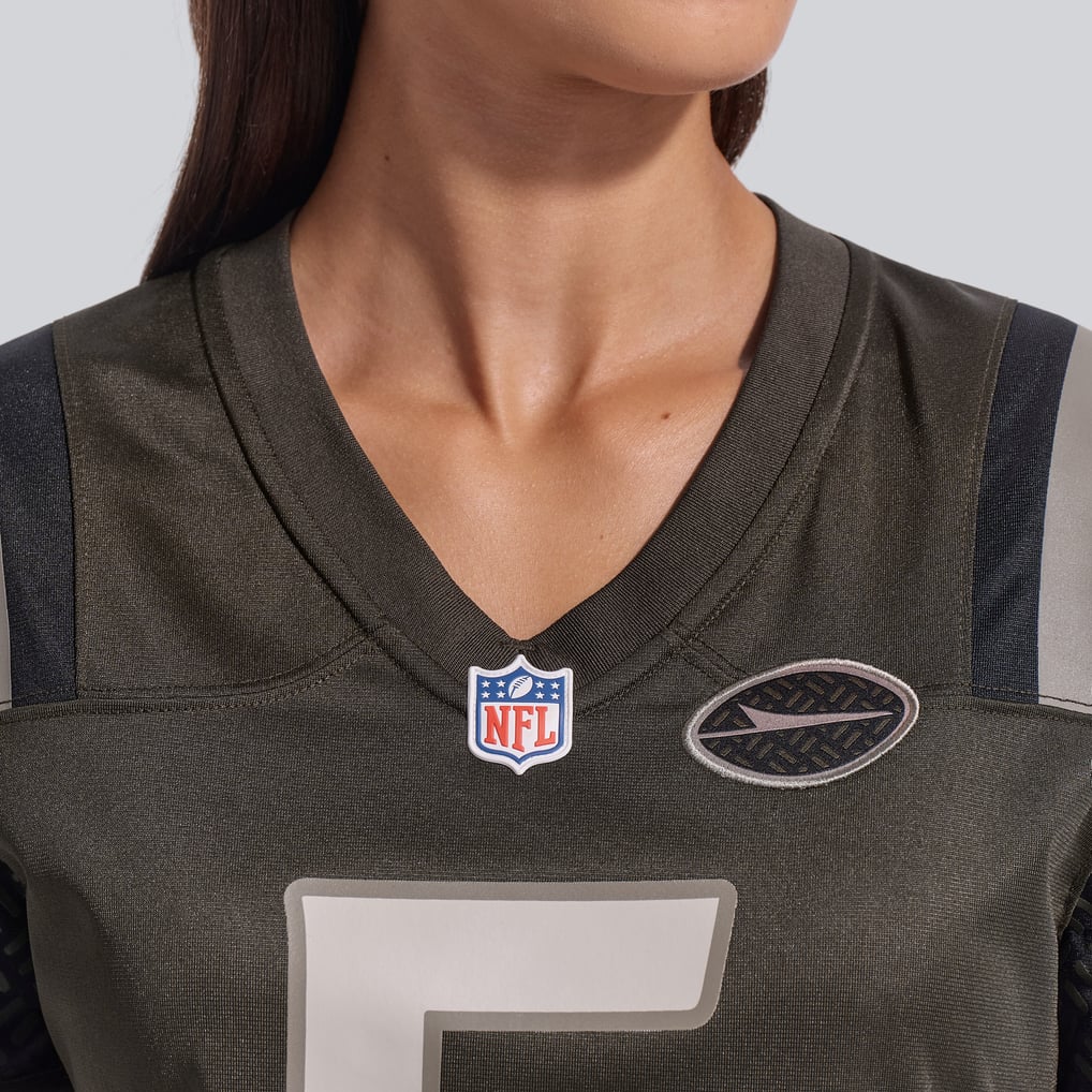 Women's New York Jets Garrett Wilson Nike Green Rivalries Collection Game Jersey - Image 9