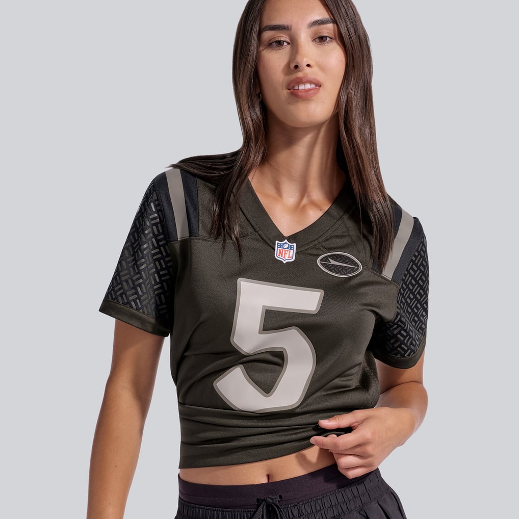 Women's New York Jets Garrett Wilson Nike Green Rivalries Collection Game Jersey - Image 10