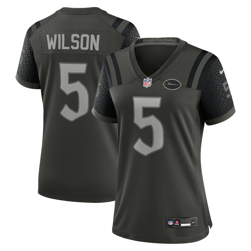 Women's New York Jets Garrett Wilson Nike Green Rivalries Collection Game Jersey - Image 1