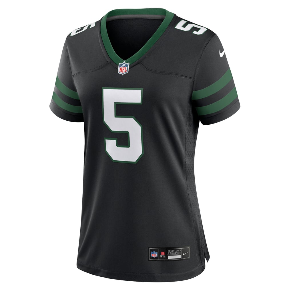 Women's New York Jets Garrett Wilson Nike Legacy Black Alternate Game Jersey - Image 3