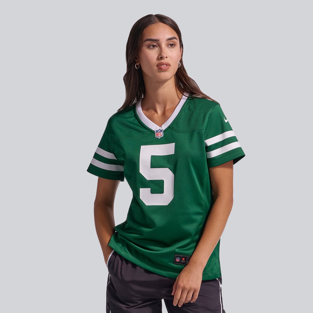 Women's New York Jets Garrett Wilson Nike Legacy Green Game Jersey - Image 3