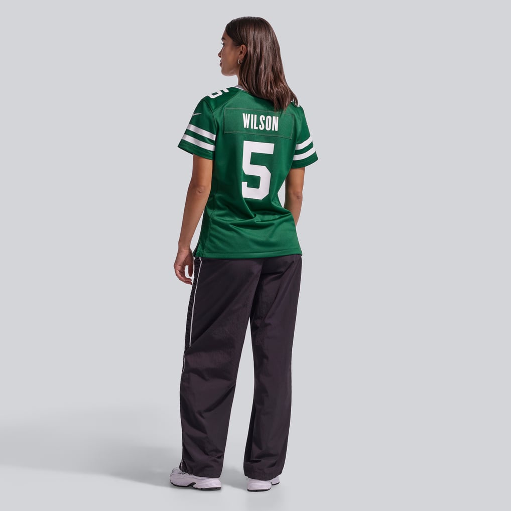 Women's New York Jets Garrett Wilson Nike Legacy Green Game Jersey - Image 6
