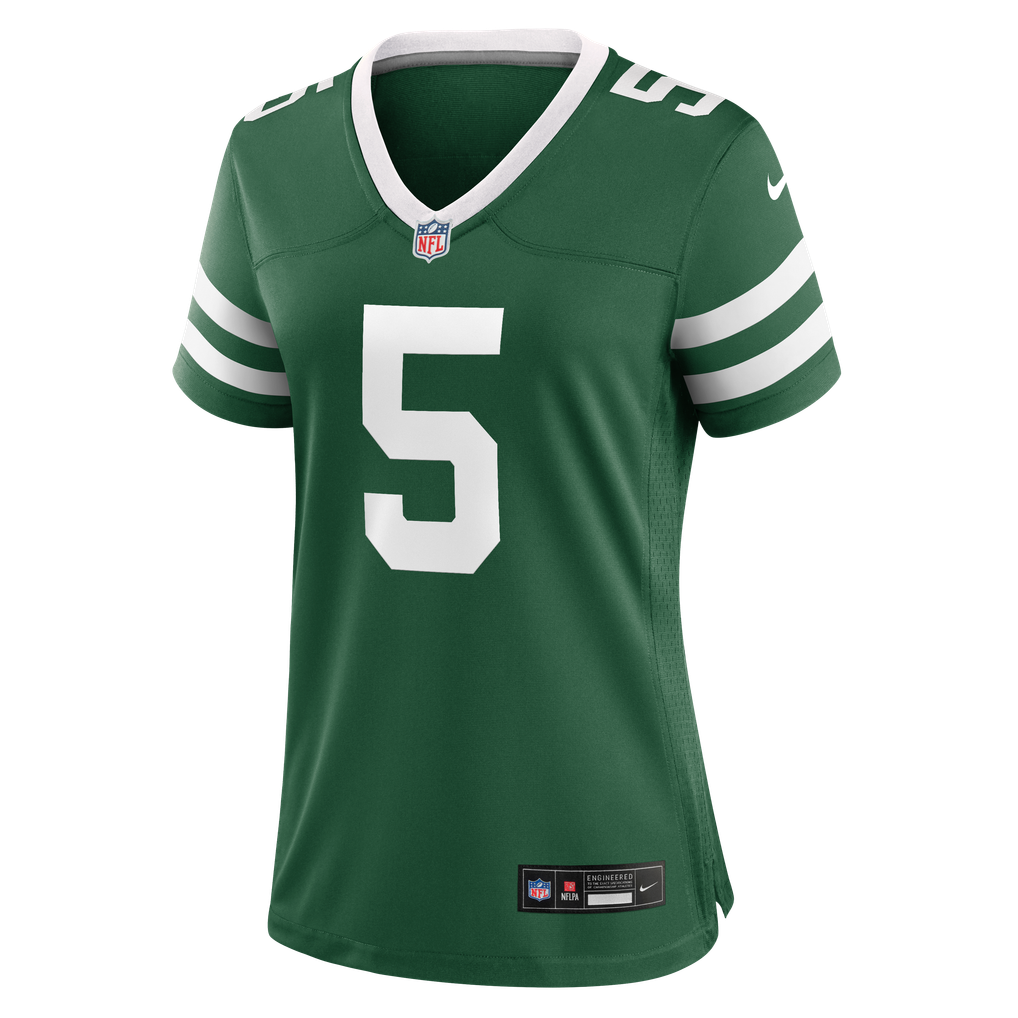 Women's New York Jets Garrett Wilson Nike Legacy Green Game Jersey - Image 7