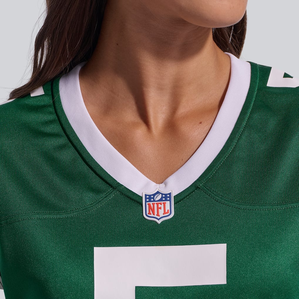 Women's New York Jets Garrett Wilson Nike Legacy Green Game Jersey - Image 9
