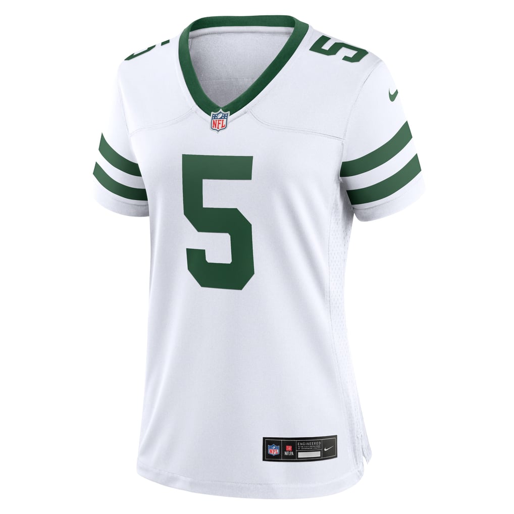 Women's New York Jets Garrett Wilson Nike Legacy White Game Jersey - Image 3