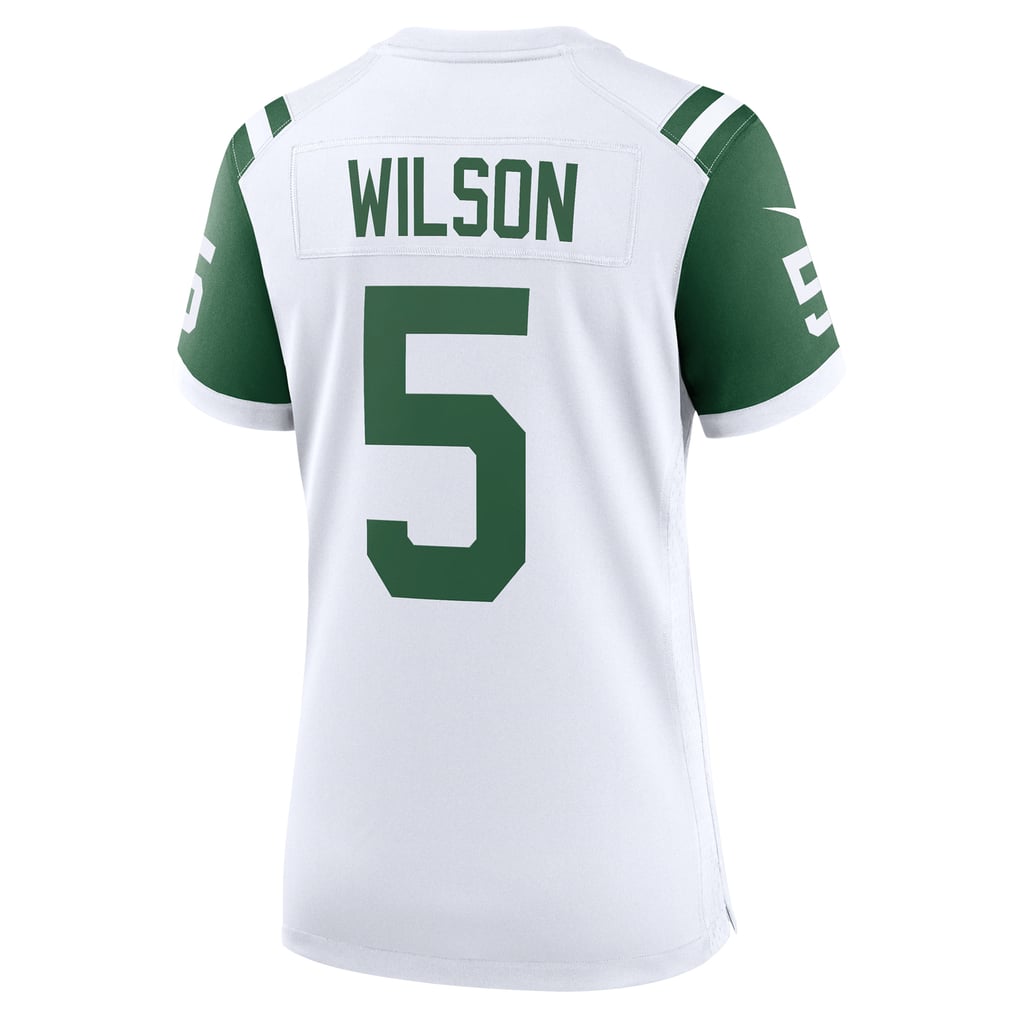 Women's New York Jets Garrett Wilson Nike White Classic Alternate Game Jersey - Image 4