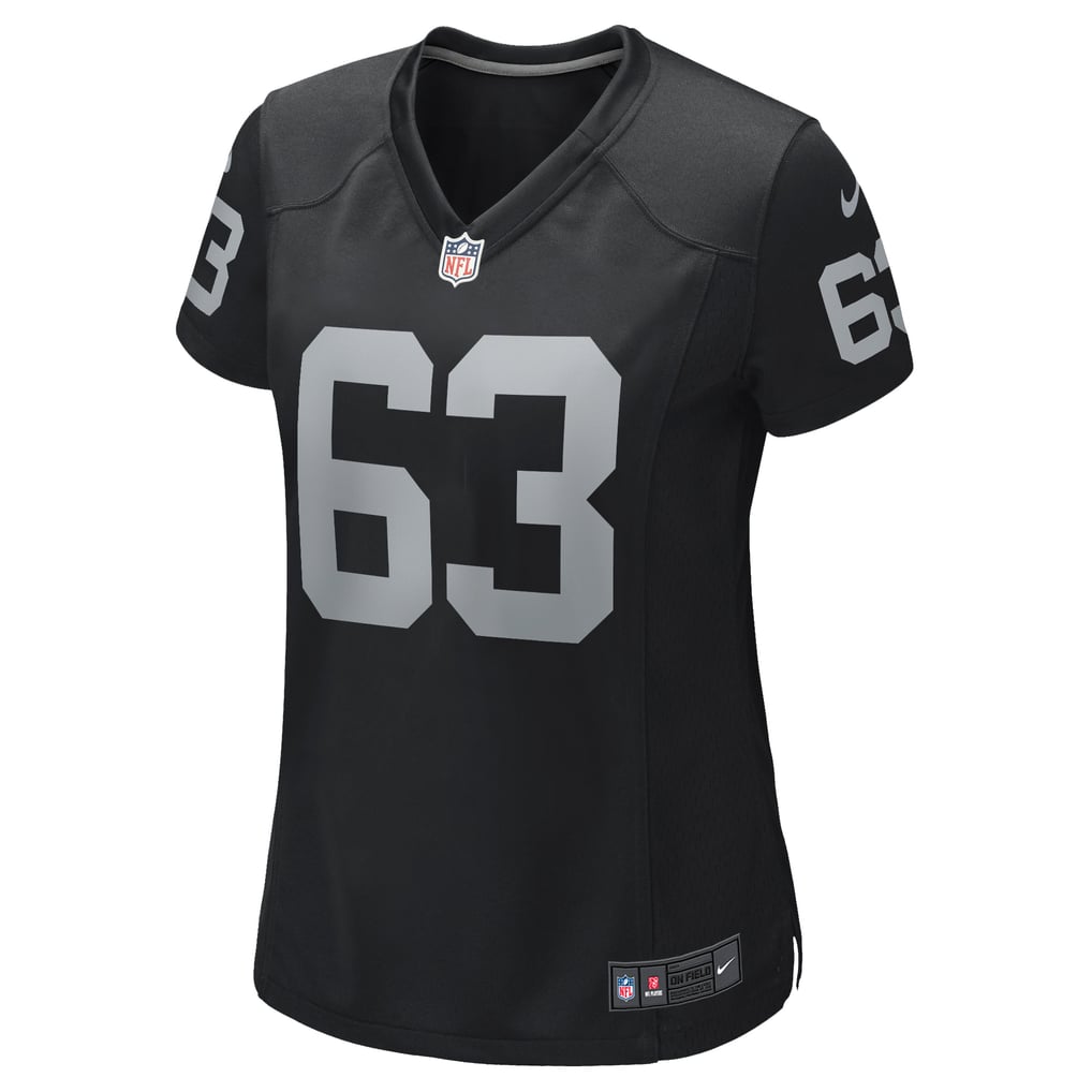 Women's Las Vegas Raiders Gene Upshaw Nike Black Game Retired Player Jersey - Image 3