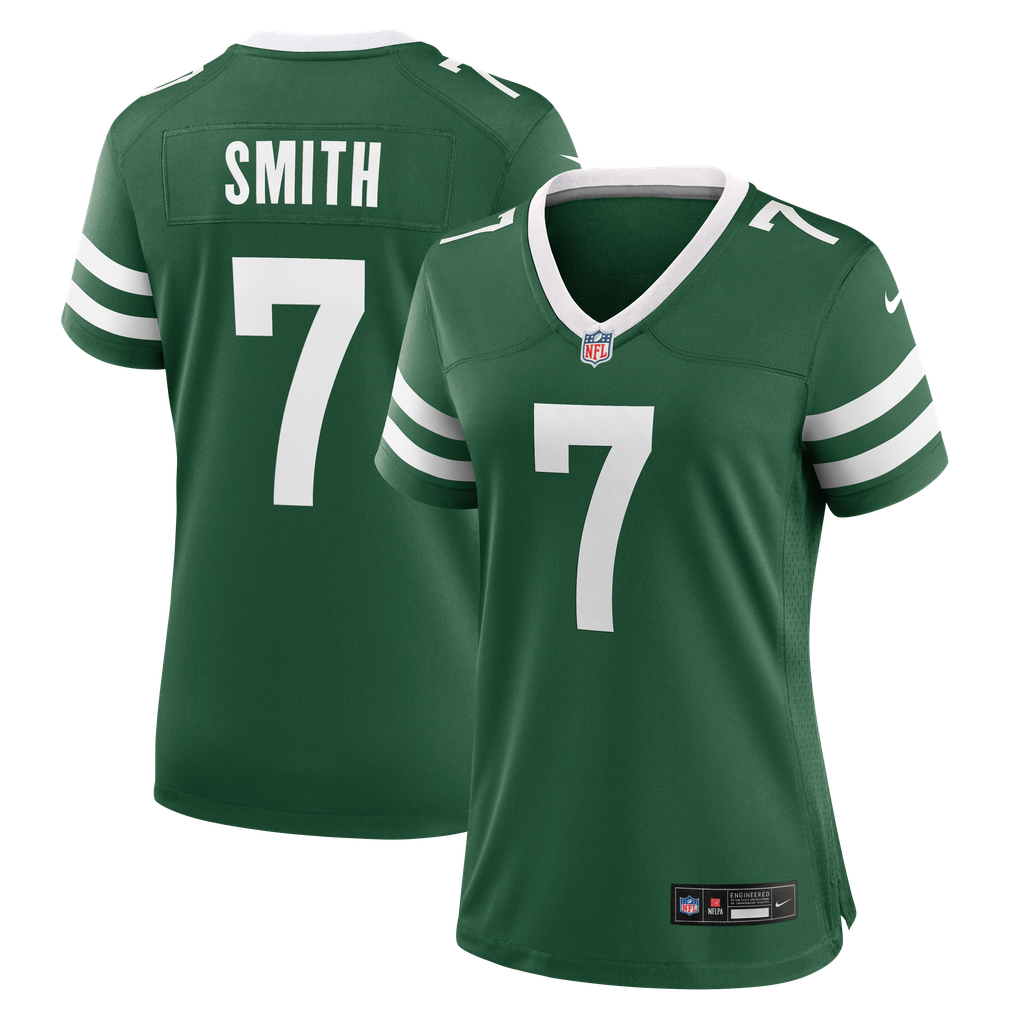 Women's New York Jets Geno Smith Nike Legacy Green Game Jersey - Image 2