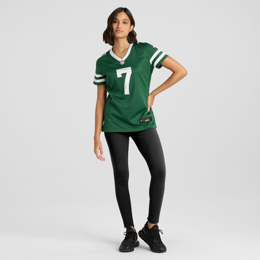 Women's New York Jets Geno Smith Nike Legacy Green Game Jersey - Image 5