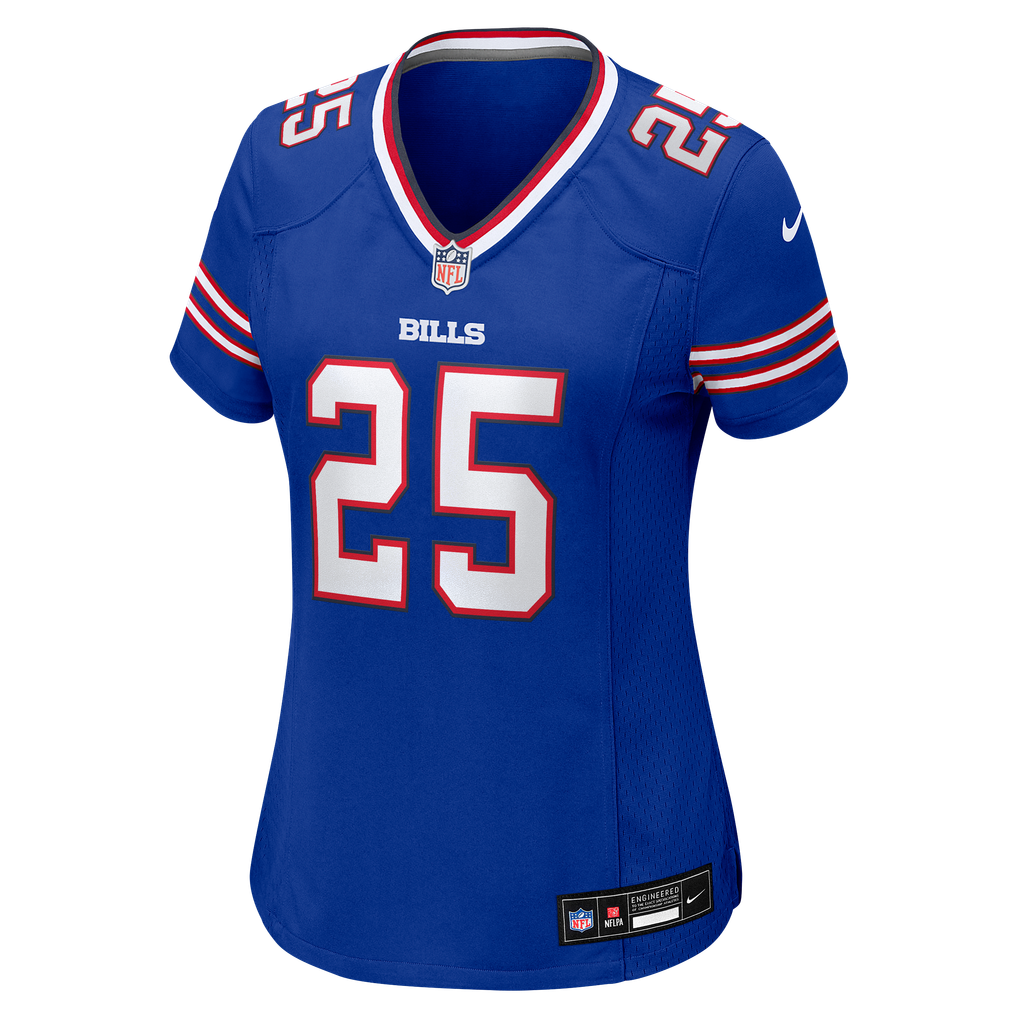 Women's Buffalo Bills Geno Stone Nike  Royal Team Game Jersey - Image 3