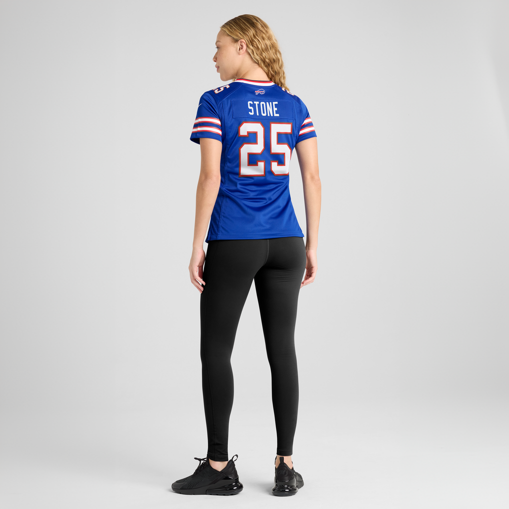 Women's Buffalo Bills Geno Stone Nike  Royal Team Game Jersey - Image 6