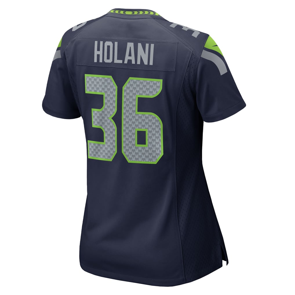 Women's Seattle Seahawks George Holani Nike  College Navy Team Game Jersey - Image 4
