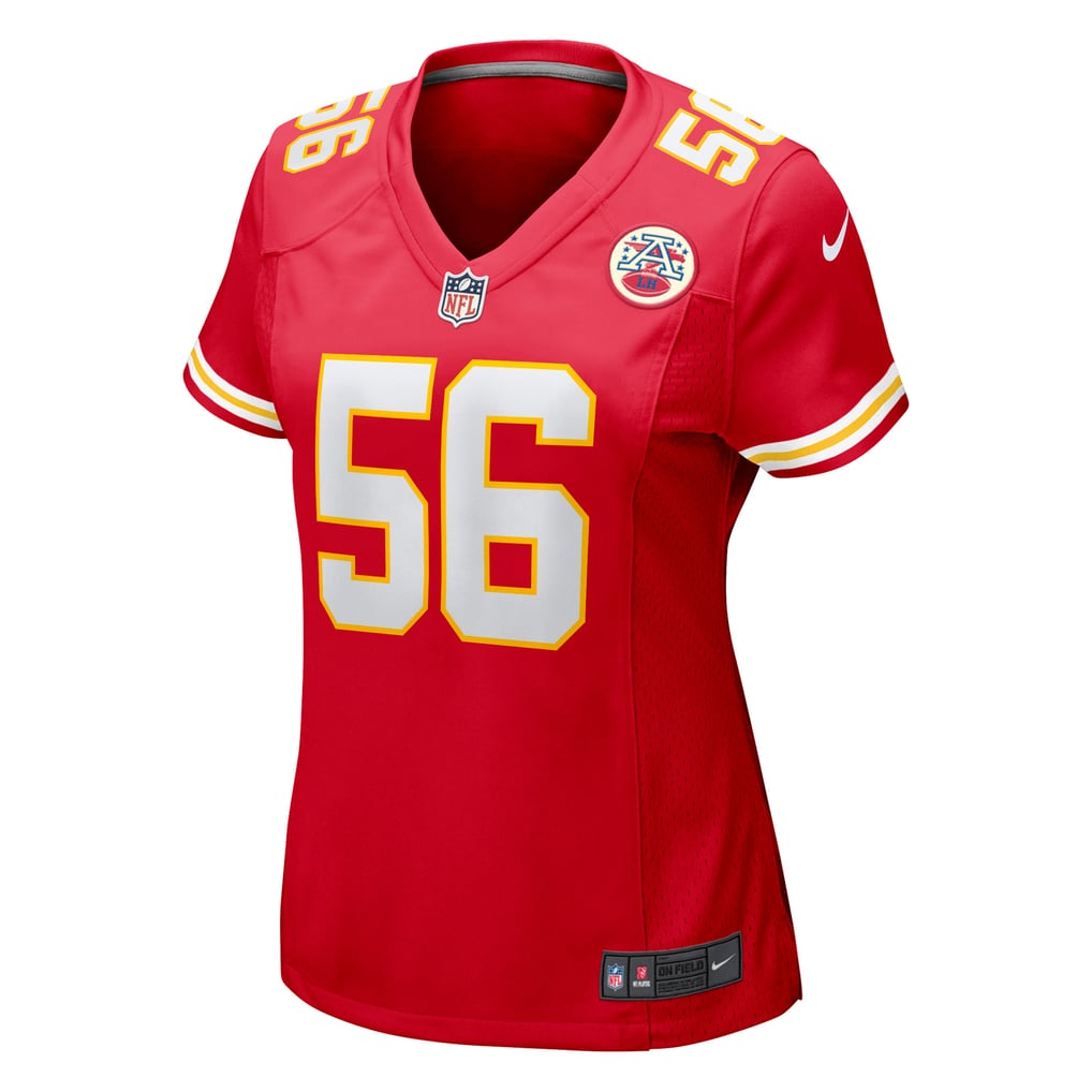 Women's Kansas City Chiefs George Karlaftis Nike Red Game Player Jersey - Image 3