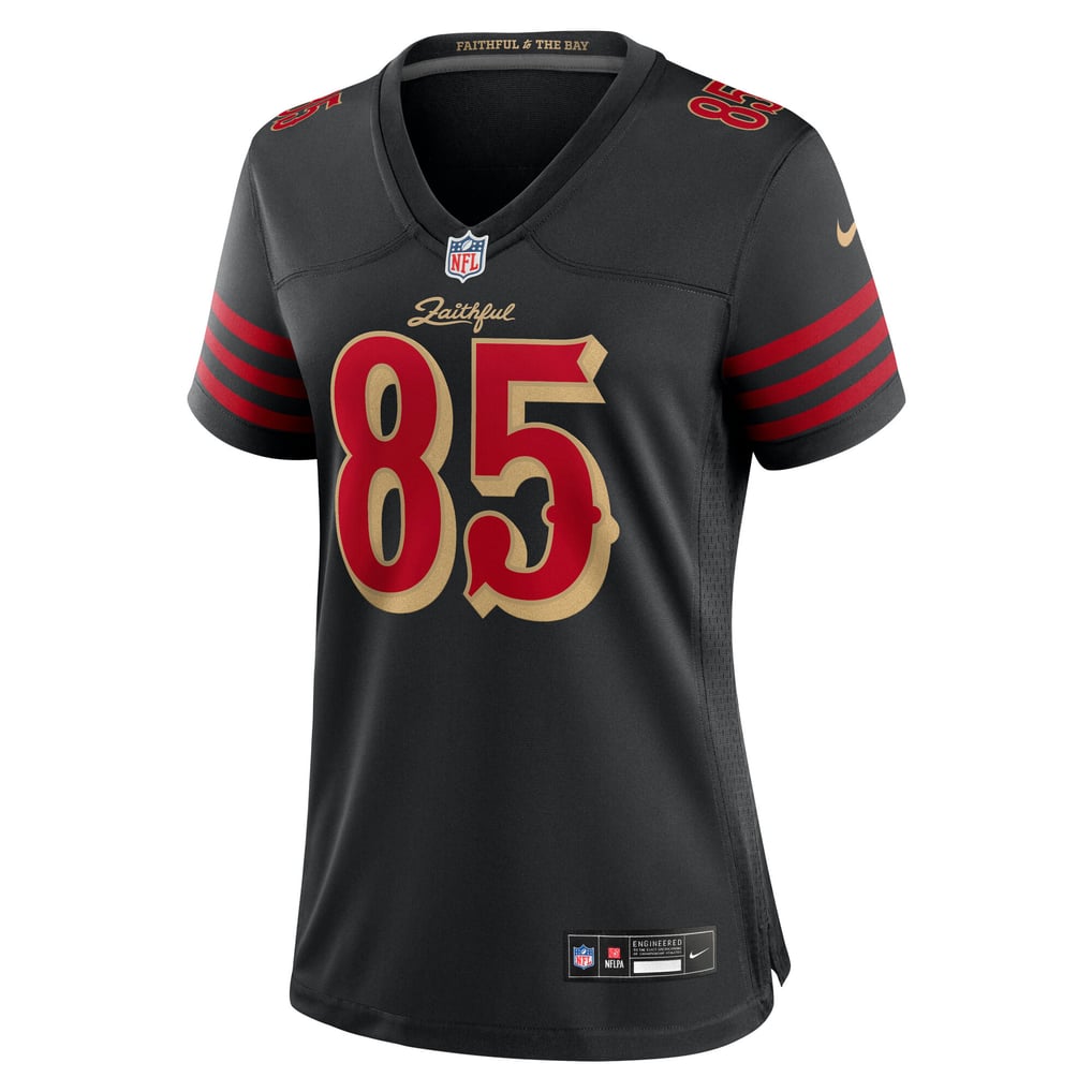 Women's San Francisco 49ers George Kittle Nike Black Rivalries Collection Game Jersey - Image 3