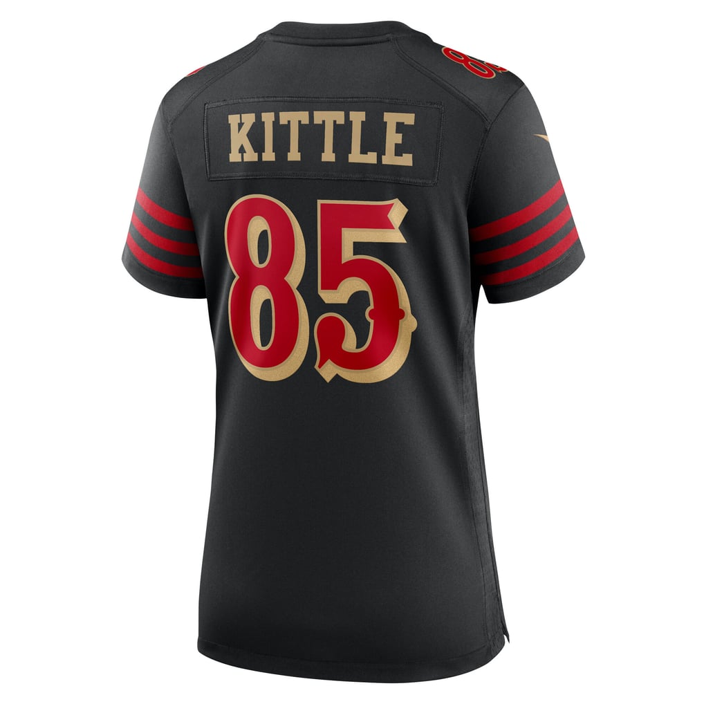 Women's San Francisco 49ers George Kittle Nike Black Rivalries Collection Game Jersey - Image 4