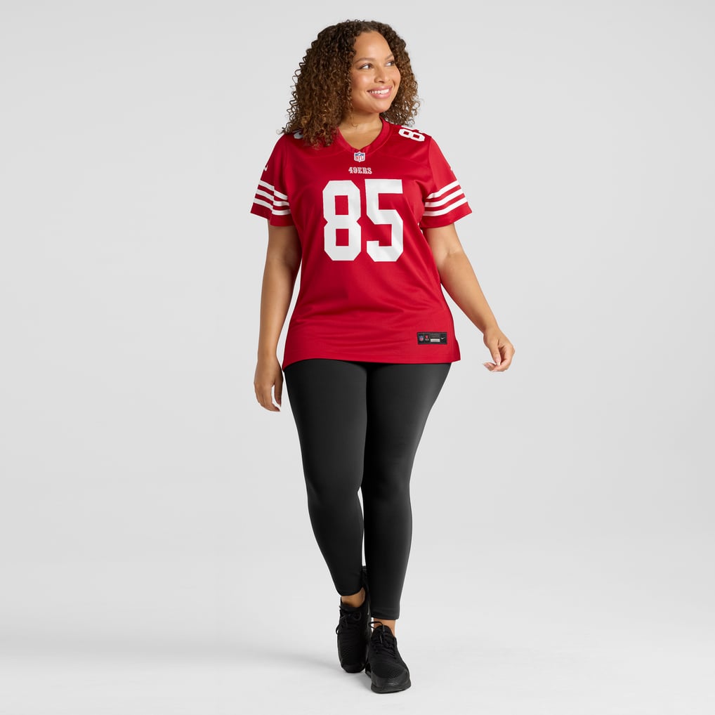 Women's San Francisco 49ers George Kittle Nike Scarlet Player Jersey - Image 7