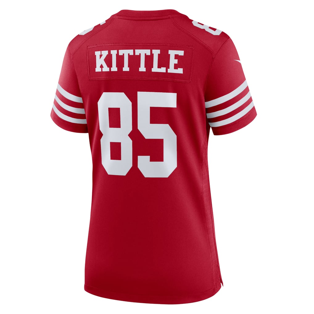Women's San Francisco 49ers George Kittle Nike Scarlet Team Game Player Jersey - Image 4