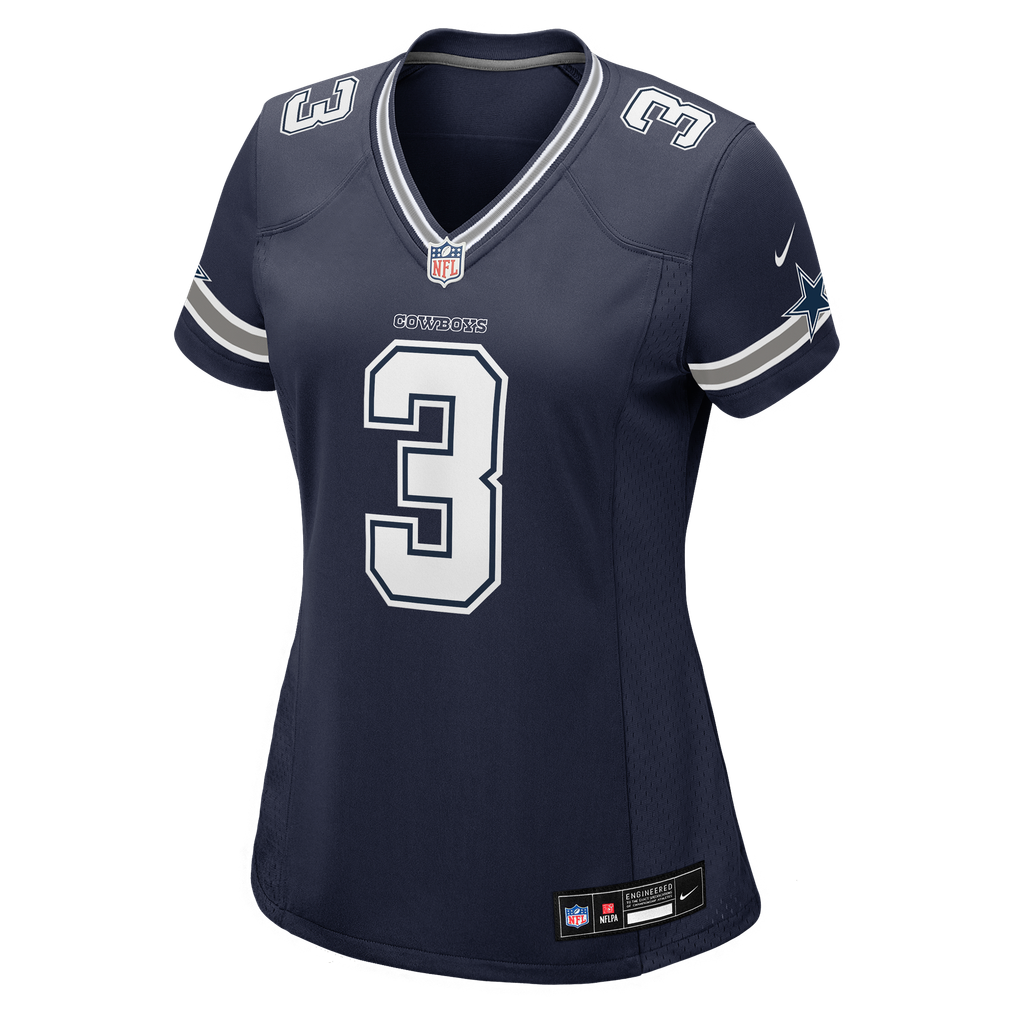 Women's Dallas Cowboys George Pickens Nike Navy Game Jersey - Image 7