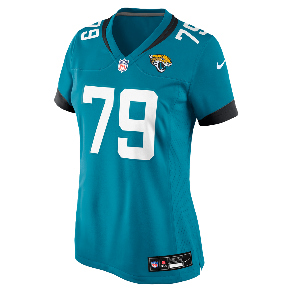 Women's Jacksonville Jaguars Geron Christian Sr. Nike Teal Team Game Jersey - Image 7
